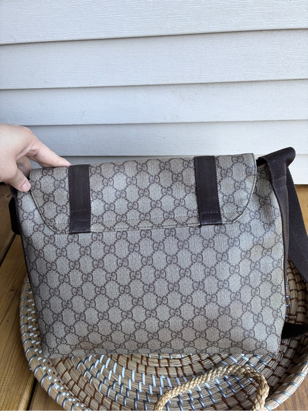 Gucci Brown GG Canvas Messenger Bag unisex - Picture 2 of 10
